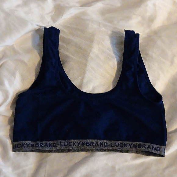 Lucky Brand Sports Bra with Rainbow Logo - Picture 2 of 4
